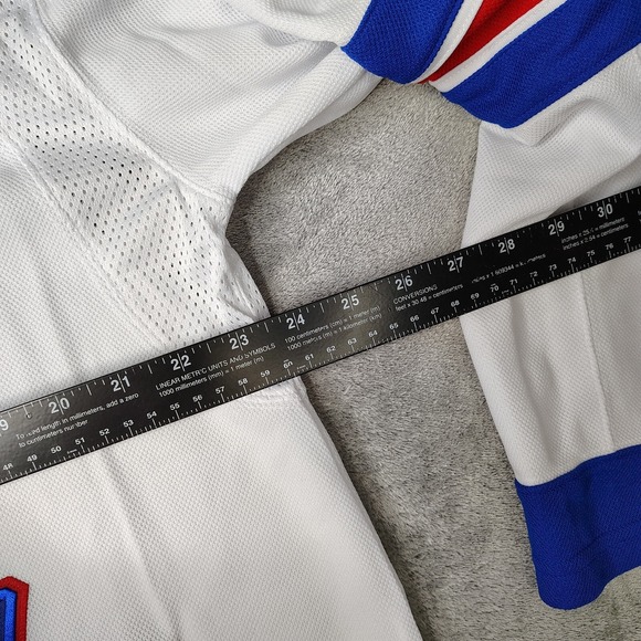 New York Rangers Adidas Jersey Size 54 White Away Spellout Authentic Primegreen - Picture 8 of 12